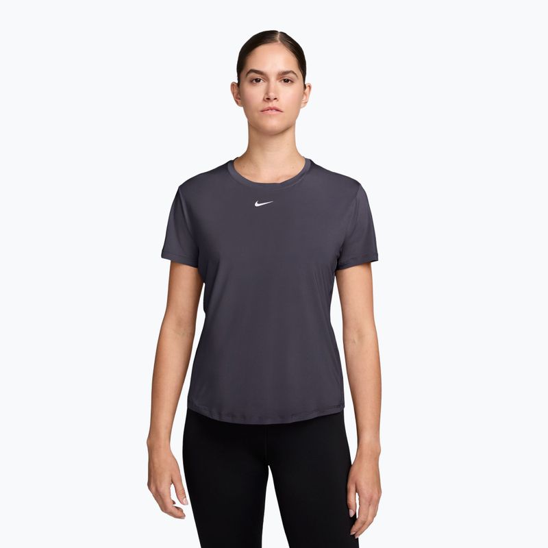 Moteriški marškinėliai Nike One Classic Dri-Fit SS gridiron/white