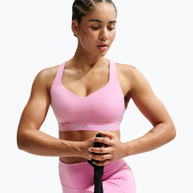 Sportinė liemenėlė Nike Indy High Support pink rise 5
