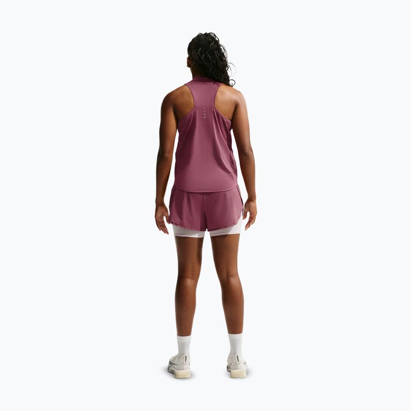 Moteriški bėgimo šortai Nike Flow pink smoke 3