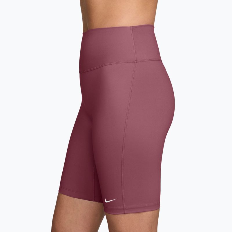 Moteriški treniruočių šortai Nike One Pink Smoke/White 3