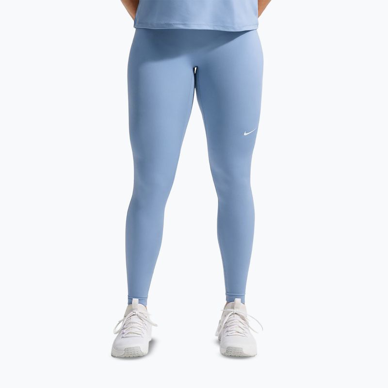 Moteriškos tamprės Nike Pro work blue/white 7