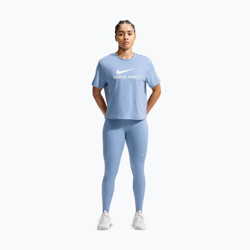 Moteriškos tamprės Nike Pro work blue/white 2