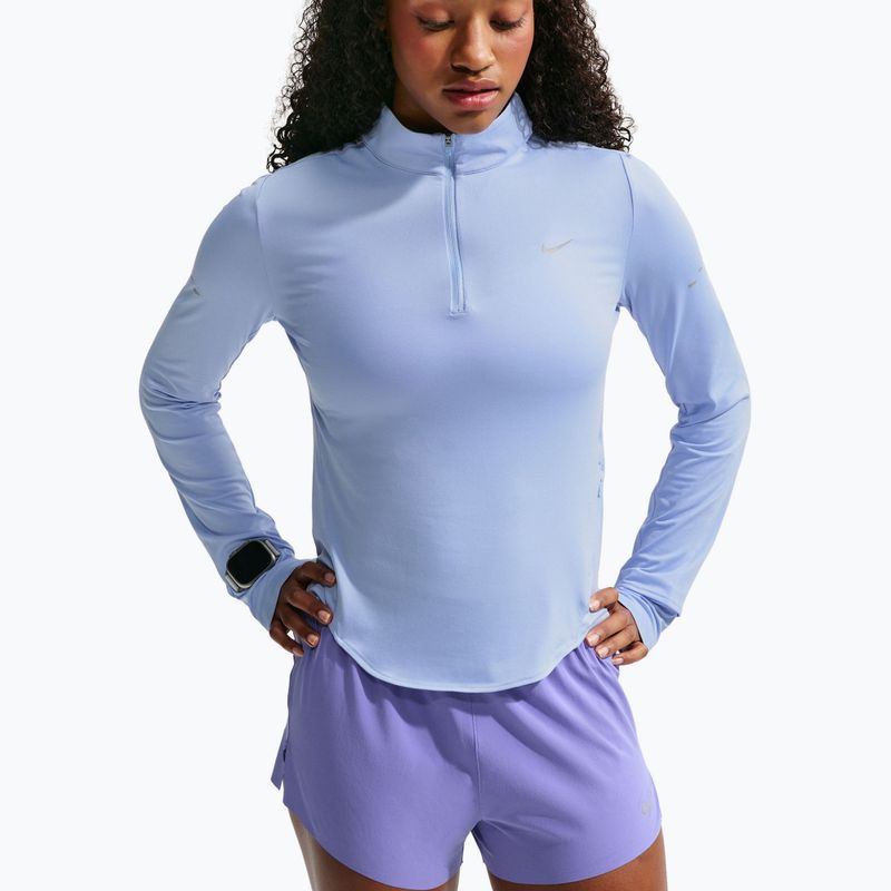 Moteriškas bėgimo džemperis Nike Swift Dri-FIT UV 1/4-Zip aluminum 4