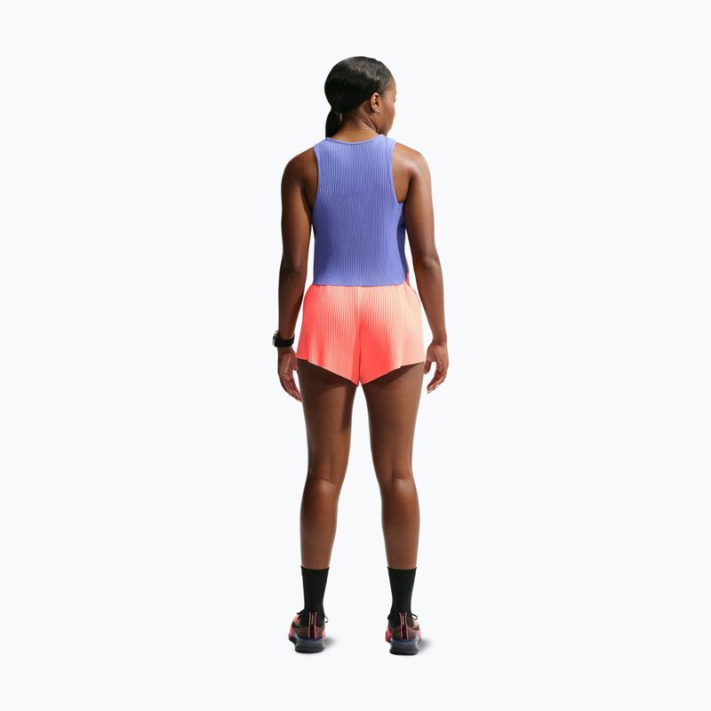 Moteriški bėgimo šortai Nike AeroSwift Dri-Fit ADV Mid-Rise 3" atomic pink/black/white/old royal 3