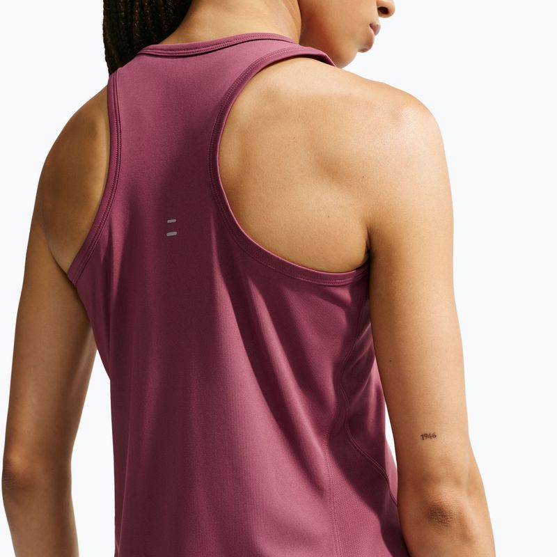 Moteriški bėgimo marškinėliai Nike Tempo Dri-Fit Tank Top pink smoke 5