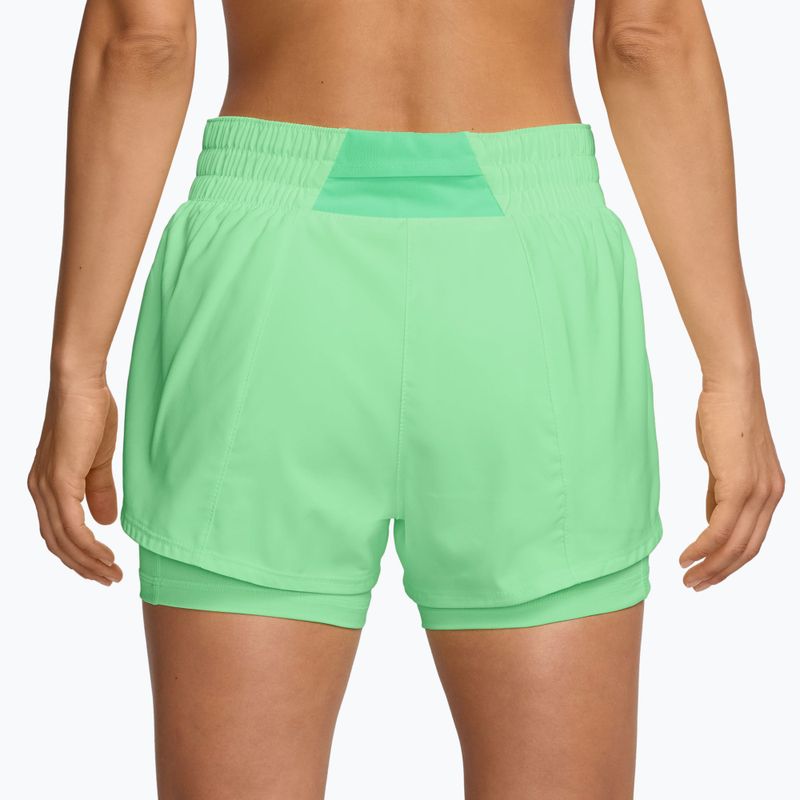 Moteriški treniruočių šortai Nike One cucumber calm/white 2