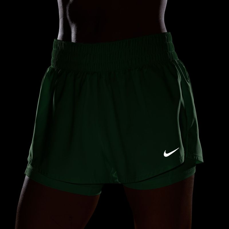 Moteriški treniruočių šortai Nike One cucumber calm/white 5