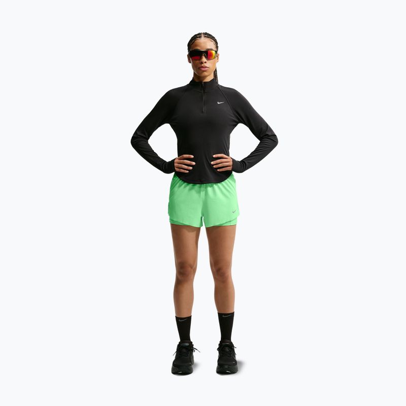 Moteriški bėgimo šortai Nike Swift Mid-Rise 2in1 illusion green 2