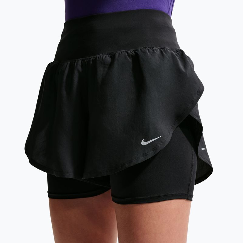 Moteriški bėgimo šortai Nike Tempo Flow black/black 4