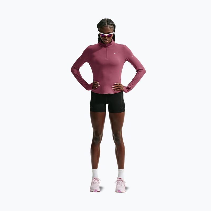 Moteriškas bėgimo džemperis Nike Swift Dri-FIT UV 1/4-Zip pink smoke 2