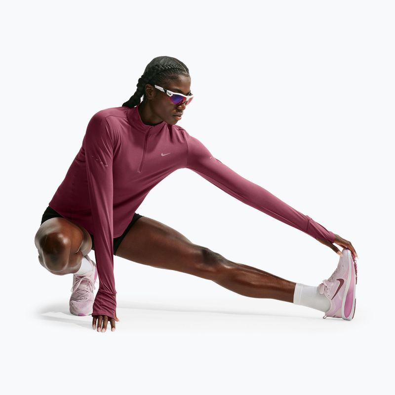 Moteriškas bėgimo džemperis Nike Swift Dri-FIT UV 1/4-Zip pink smoke 6