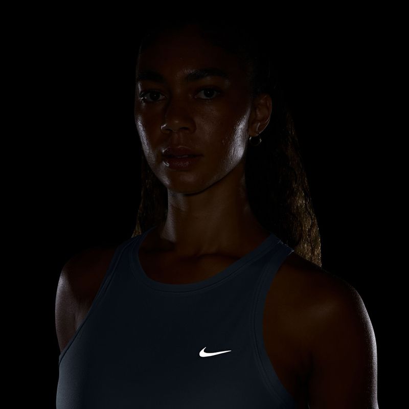 Moteriški bėgimo marškinėliai Nike Tempo Dri-Fit Tank Top work blue 4