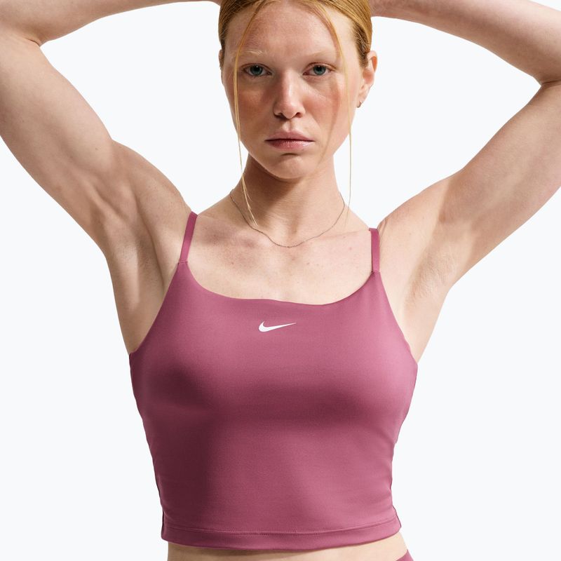 Moteriški treniruočių marškinėliai Nike One pink smoke