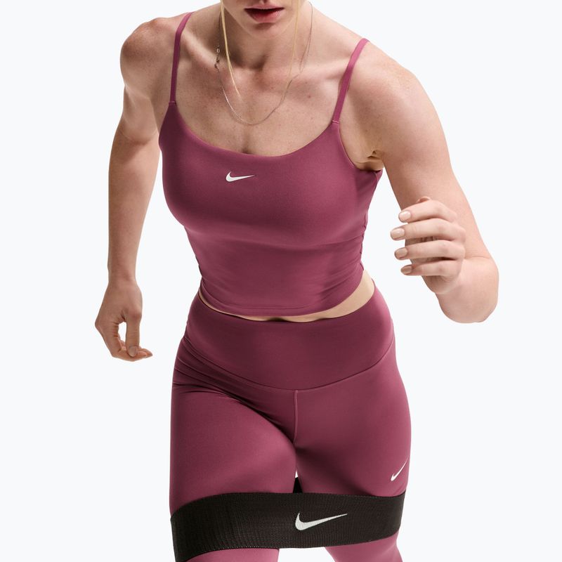Moteriški treniruočių marškinėliai Nike One pink smoke 6