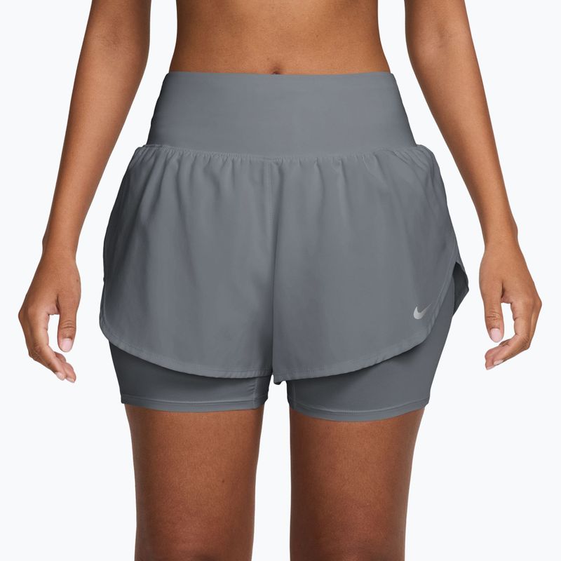 Moteriški bėgimo šortai Nike Tempo Flow cool grey/cool grey