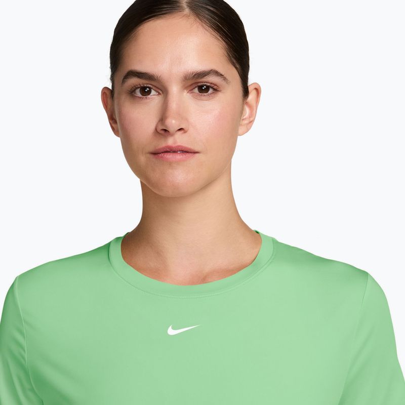 Moteriški treniruočių marškinėliai Nike One Classic cucumber calm/white 3