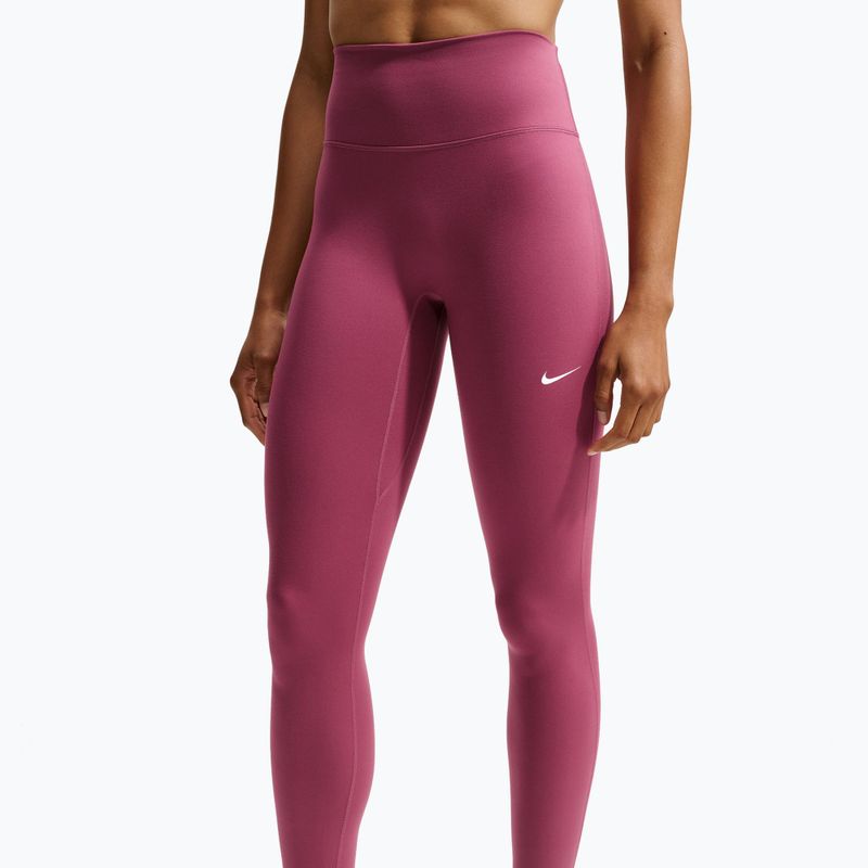 Moteriškos tamprės Nike One pink smoke/white 4