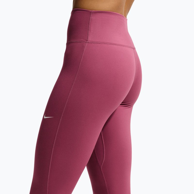 Moteriškos tamprės Nike One pink smoke/white 5