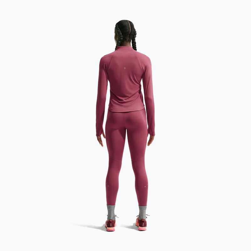 Moteriškas bėgimo džemperis Nike Tempo Dri-Fit 1/4 Zip pink smoke 3