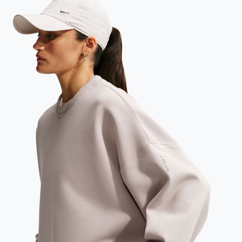 Moteriškas treniruočių džemperis Nike 24.7 ImpossiblySoft Cream Ii/Cream Ii/College Grey 5