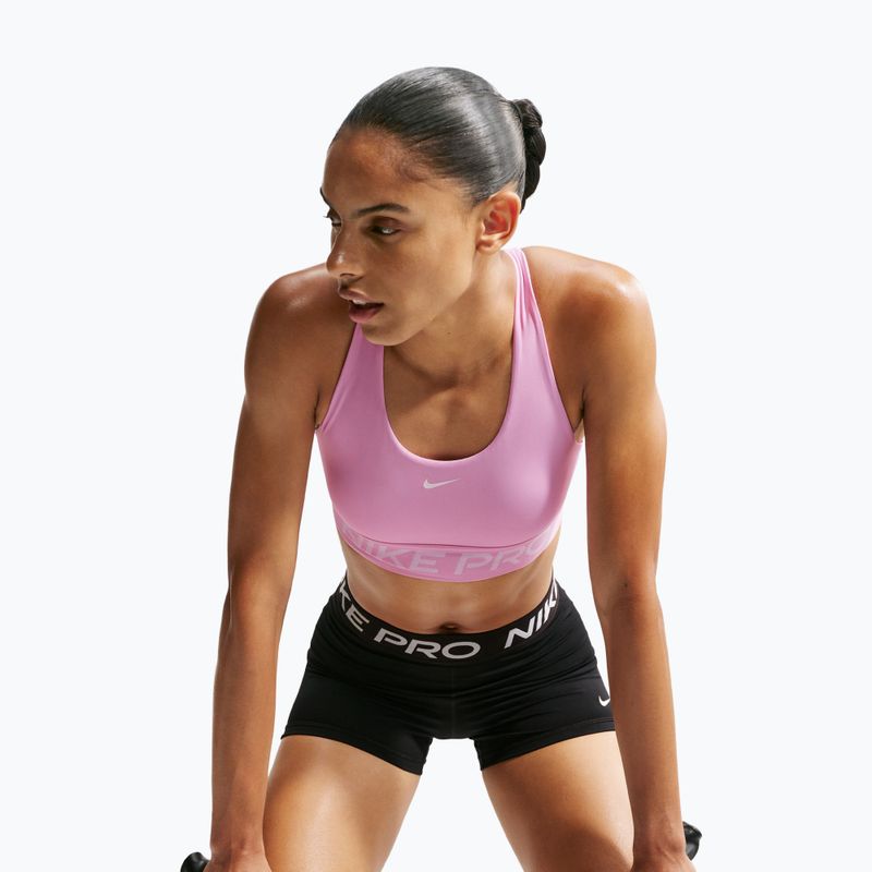 Sportinė liemenėlė Nike Pro 365 pink rise/white 5