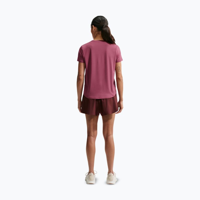 Moteriški treniruočių marškinėliai Nike One Classic pink smoke/white 3
