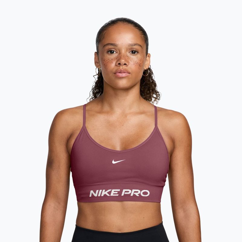 Sportinė liemenėlė Nike Pro Seamless pink smoke/white