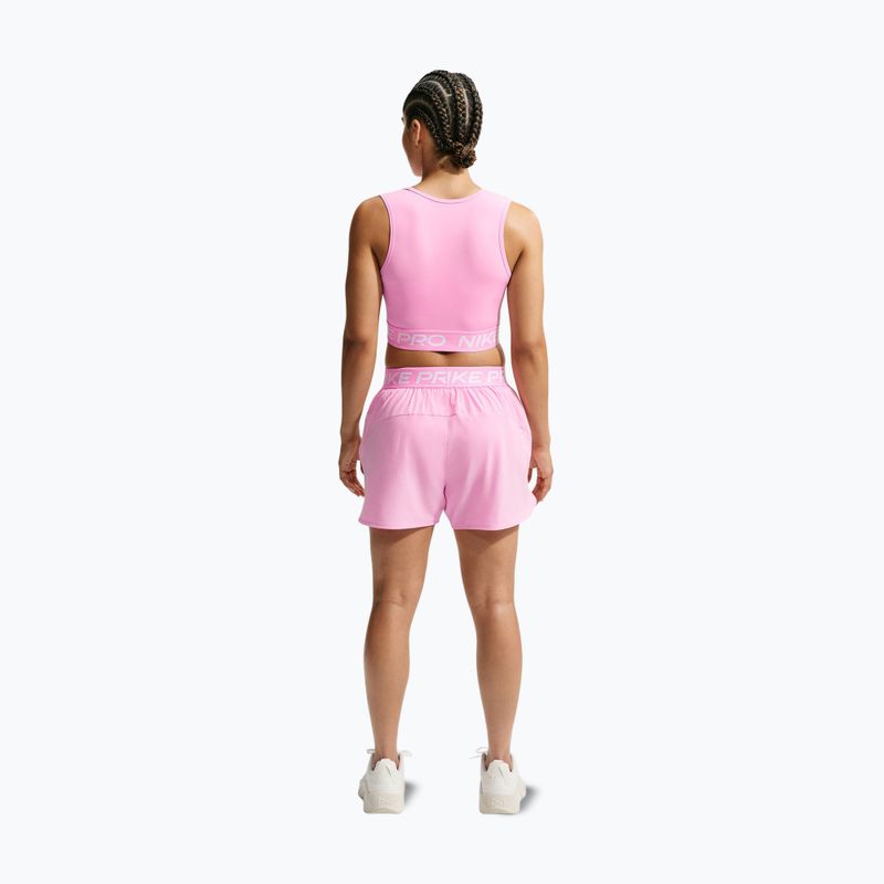 Moteriški marškinėliai Nike Pro pink rise/white 3