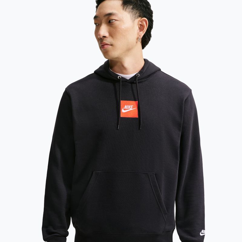 Vyriškas džemperis Nike Sportswear Club black/black/white 4