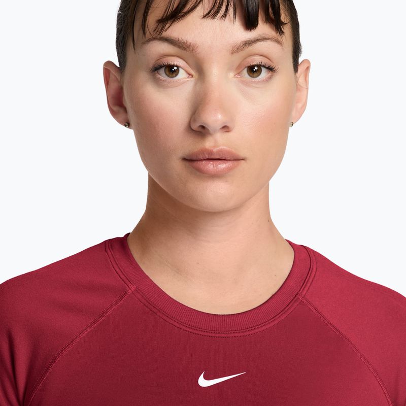 Moteriški treniruočių marškinėliai Nike Pro Seamless tough red/white 3