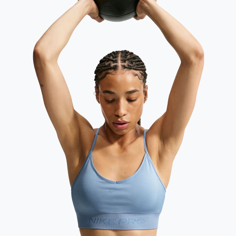 Sportinė liemenėlė Nike Pro Seamless work blue 5