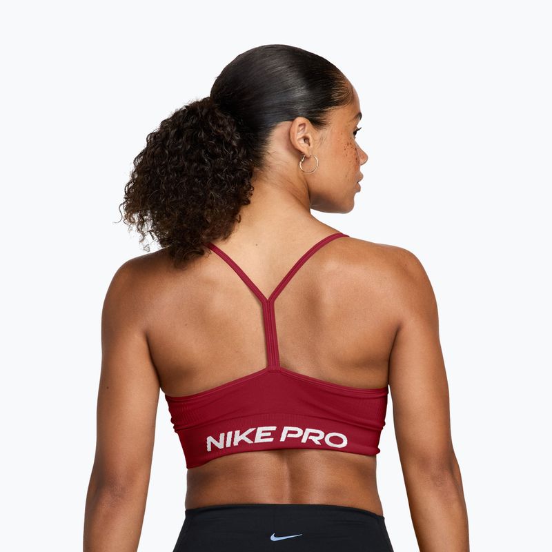 Sportinė liemenėlė Nike Pro Seamless tough red/white 2