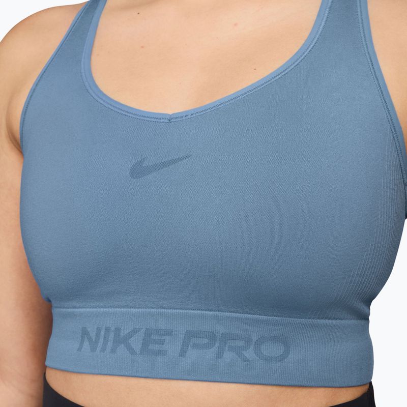 Moteriški treniruočių marškinėliai Nike Pro Seamless work blue 3