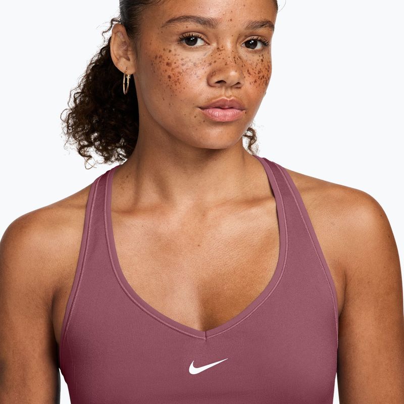 Treniruočių topas Nike Pro Seamless pink smoke/white 3