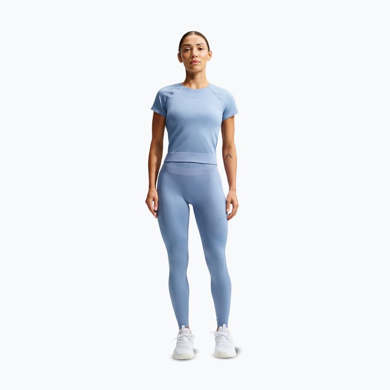 Moteriškos tamprės Nike Pro Seamless work blue 7