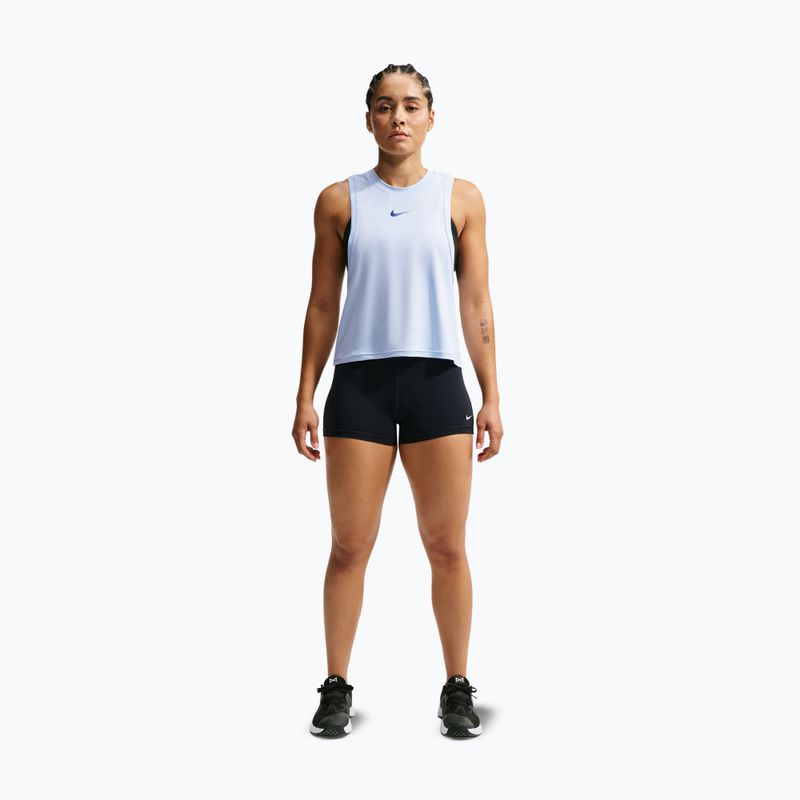 Moteriški treniruočių marškinėliai Nike Pro hydrogen blue/old royal 2