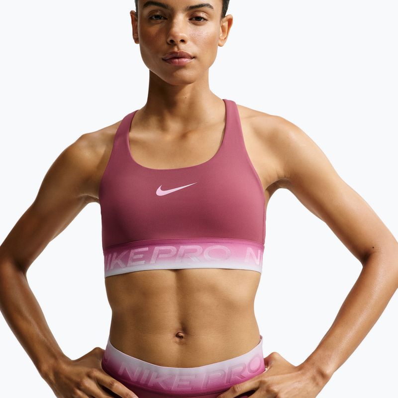 Sportinė liemenėlė Nike Pro pink smoke/pink smoke/pink rise