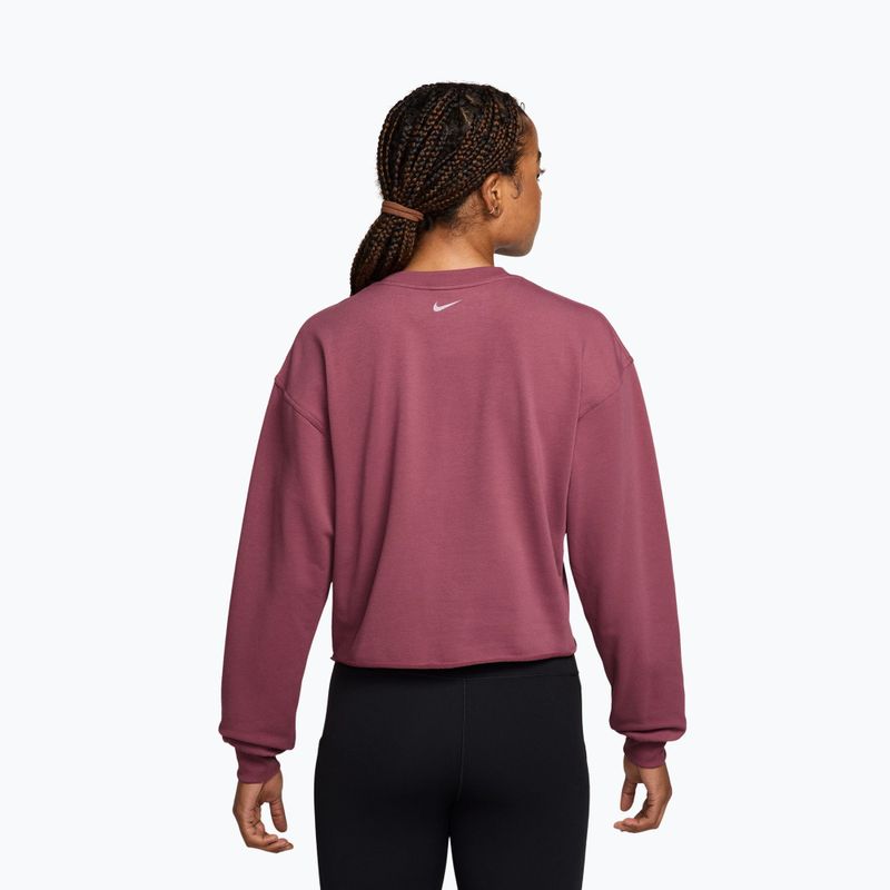 Moteriški marškinėliai ilgomis rankovėmis Nike Pro pink smoke/bleached lilac 2