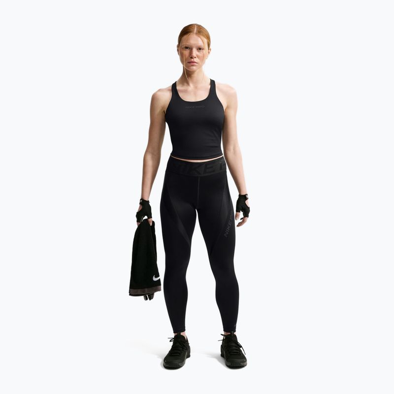Moteriškos treniruočių tamprės Nike Pro Sculpt High-Waisted 7/8 black/black 2