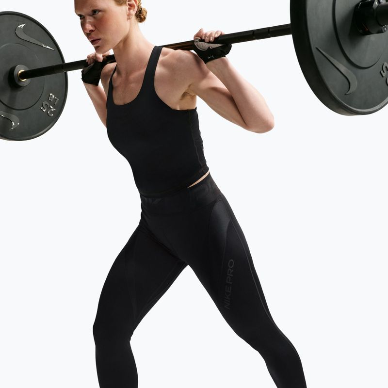 Moteriškos treniruočių tamprės Nike Pro Sculpt High-Waisted 7/8 black/black 5
