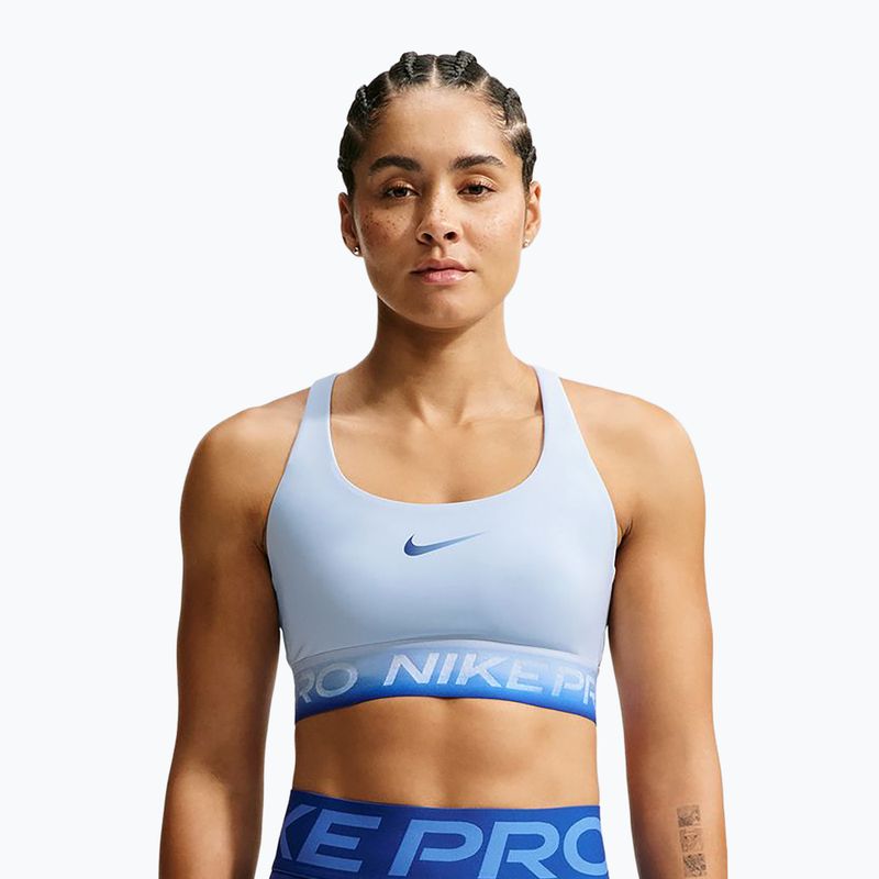 Sportinė liemenėlė Nike Pro hydrogen blue/hydrogen blue/old royal