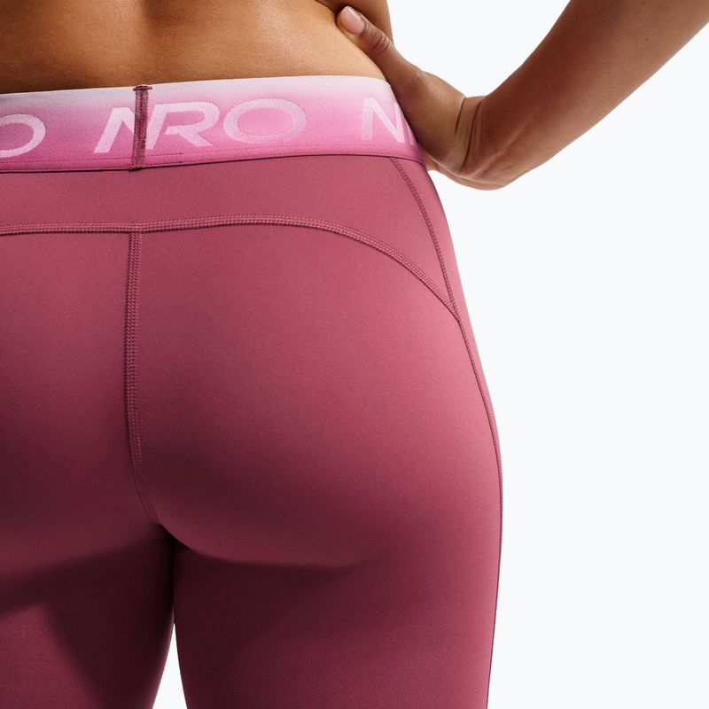 Moteriškos tamprės Nike Pro pink smoke/pink rise 5