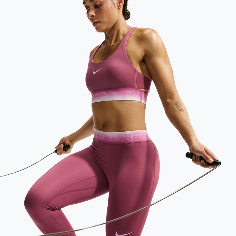 Moteriškos tamprės Nike Pro pink smoke/pink rise 6