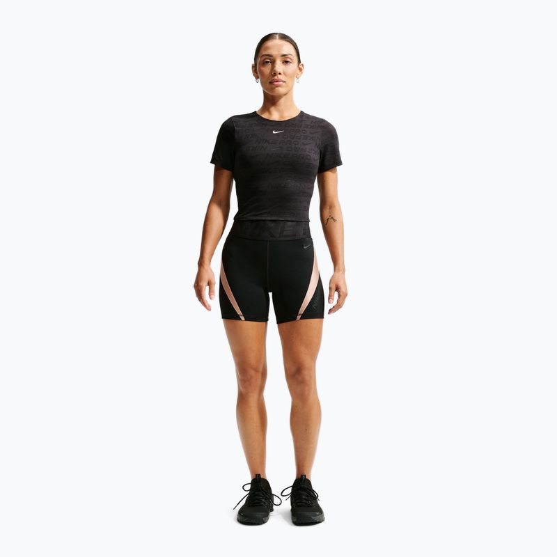 Moteriški treniruočių šortai Nike Pro Sculpt black/linen/black/black 2