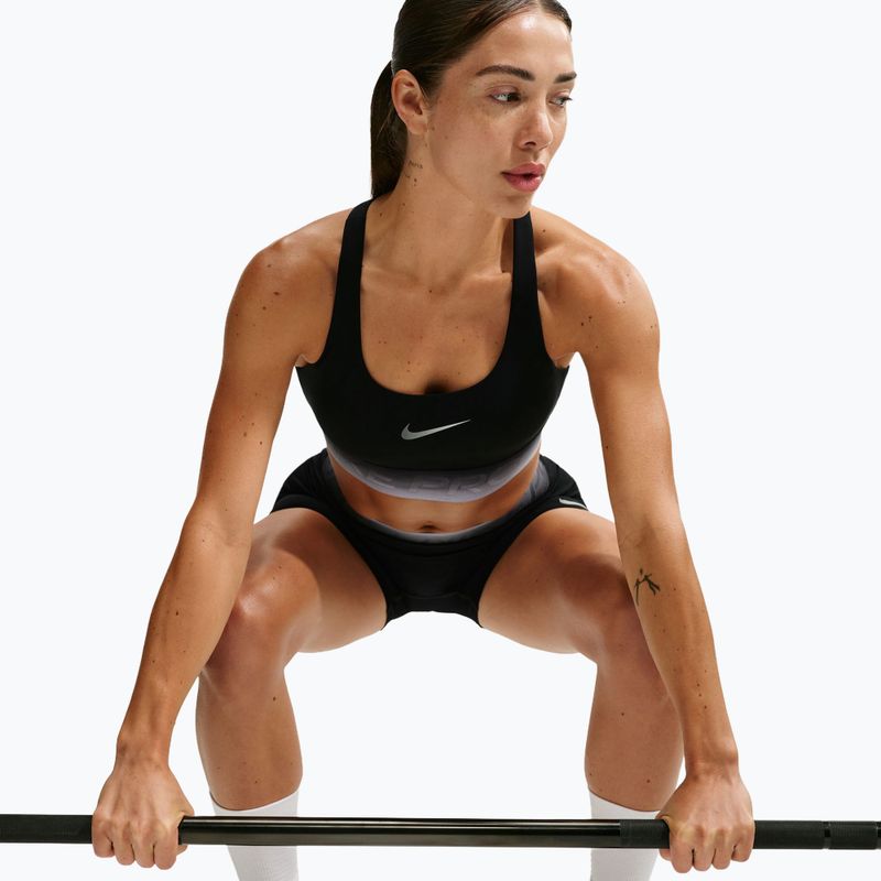 Sportinė liemenėlė Nike Pro black/black/ghost/smoke grey 5
