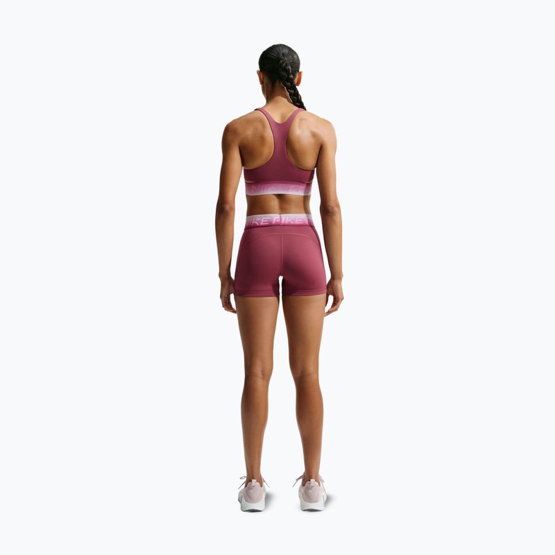 Moteriški treniruočių šortai Nike Pro pink smoke/bleached lilac 3