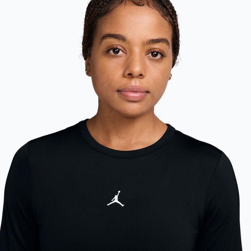 Moteriški marškinėliai ilgomis rankovėmis  Jordan Sport black/white 3