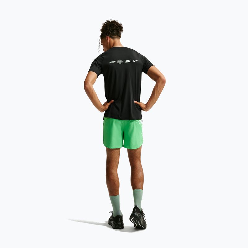 Vyriški bėgimo marškinėliai Nike Stride black 3