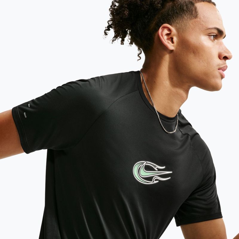 Vyriški bėgimo marškinėliai Nike Stride black 5