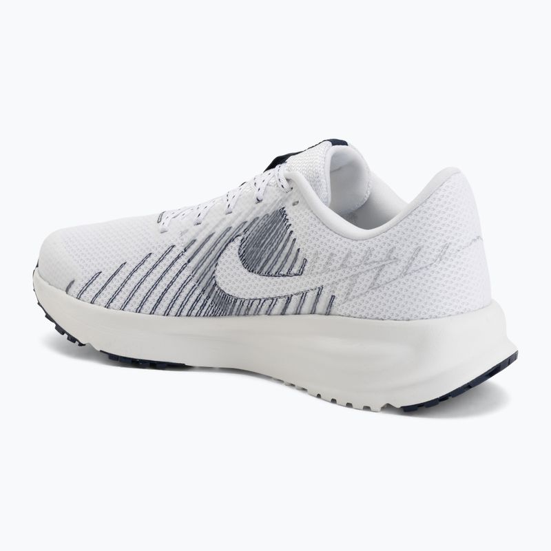 Vyriški bėgimo batai Nike Run Defy White/Midnight Navy/Green Spark 3